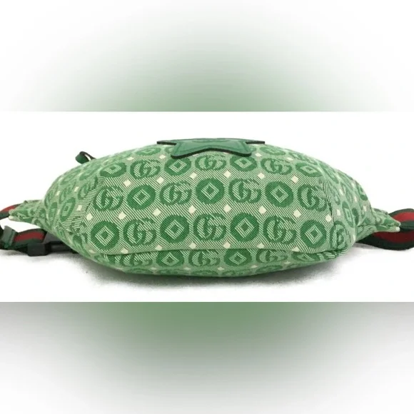 NEW Gucci Green and Red Belt Bag BUM WAIST WITH TAGS AND DUSTBAG - Picture 6 of 12